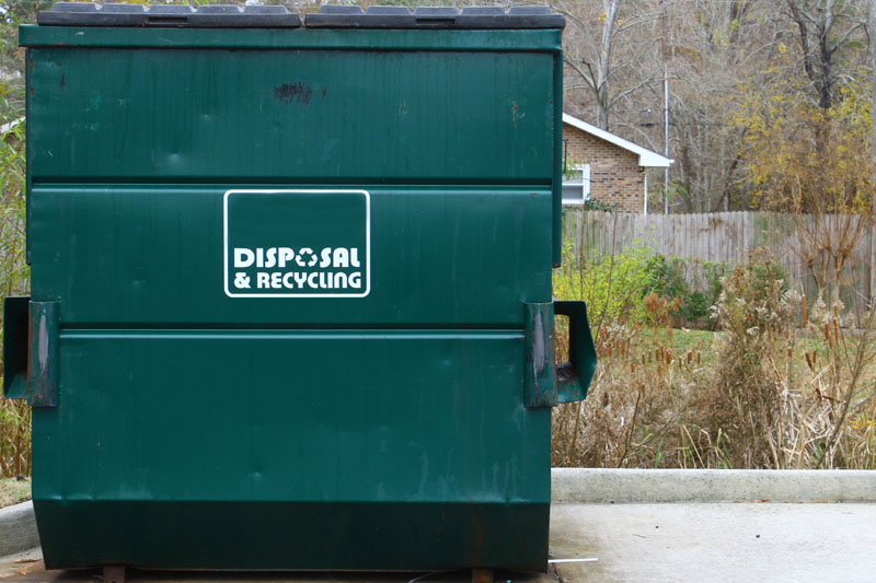 Dumpster Pad Cleaning